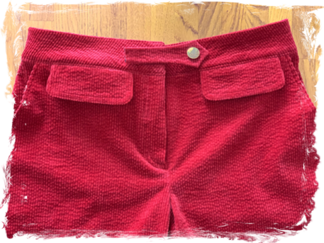 Red Corduroy Trousers