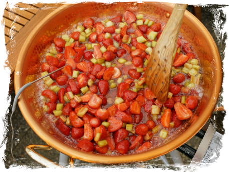 Strawberry Rhubarb Jam, V